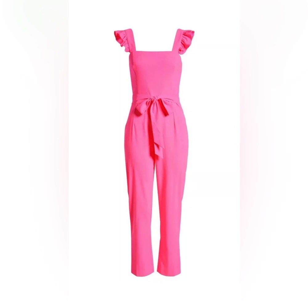 Lilly Pulitzer Eppley pink jumpsuit size 8